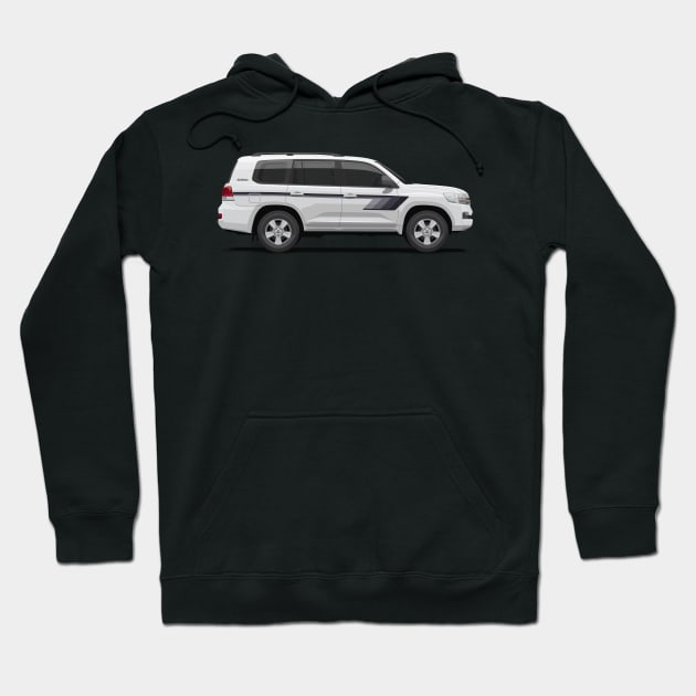 Land Cruiser 200 GX-R Heritage Edition - White (AE-Spec) Hoodie by ARVwerks